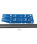 Heavy Duty Cable Drum Roller Reel Dispenser features blue steel frame and black rods for 30 to 120 cm wire spools.