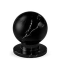 Top Tier Black Marble Cabinet Knobs And Round Drawer Handles 1 Inch Diameter round solid aluminum knob with sleek black marble finish