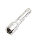 Heavy Duty 1/4 Inch Chrome Socket Wrench Extension Bar Crushes Tight Squeeze Jobs Without Breaking A Sweat durable chrome 50mm extension.