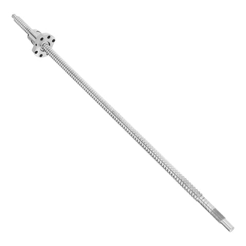 Heavy Duty 500mm Rolled Ballscrew With Precision Ballnut Assembly Offering Smooth As Butter Anti Backlash Operation And Built Tough Construction for CNC applications.