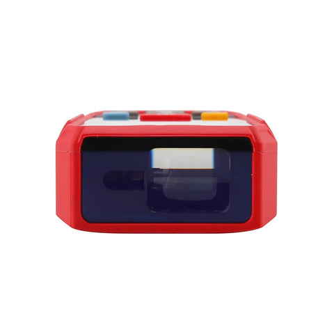 Side view of Built Different Green Laser Distance Meter Kicks Up To 70 Meters showcasing the laser window and buttons.