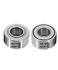 One Piece Support Roller Needle Bearing Pre Lubricated For Hydraulic Cylinders And Industrial Frames Built Tough Drop In Replacement. Silver metal roller bearings.
