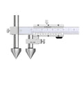 Slick Stainless Steel Cone Head Center Distance Caliper 20 To 600Mm Digital Vernier Gauge for accurate measurements.