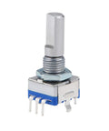 360 Degree Rotary Encoder With Code Switch EC11 5 Pins 20mm D Shaft 2 Pack 20 Pulse Per Revolution Digital Potentiometer For DIY Projects