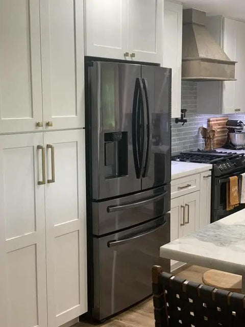 10 Pack Brushed Brass Cabinet Pulls And Heavy Duty Zinc Alloy Drawer Handles With Top Notch Vintage Gold Finish For Your Kitchen Cupboard And Dresser That Offer Dead Easy Install And Serious Style on modern kitchen cabinets.