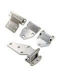 Rock Solid Heavy Duty Load Bearing Hinge 152 X 77 mm Premium Steel Cabinet Gate Door Mount Bracket set of four hinges