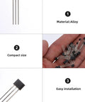 40 Piece High Accuracy Hall Effect Sensor Pack For Energy Monitoring And Motor Applications Alloy Material Industrial Grade Magnetic Sensing With Over 99 Percent Precision User Friendly Installation Versatile For Robotics Analytics And Production, compact black sensor pack