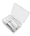 0603 Smd Capacitor Kit Mlcc Ceramic Bulk Value Pack Six Hundred Pieces in clear storage case, labeled assortments visible.