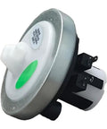Water Level Sensor Switch For Top Load Washing Machines Replacement Part For Haier Washers, Accurate Level Detection, Plug And Play OEM Matched Sensor With Durable Plastic Housing, Prevent Overfill And Underfill, round white plastic sensor