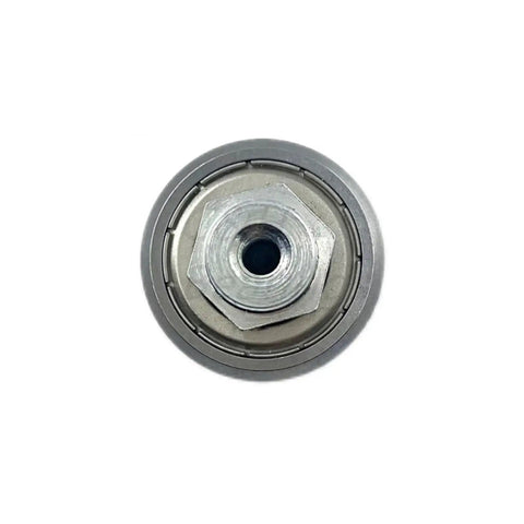 Top Notch Spherical Track Roller Bearing For Linear Guide Rail Systems C28 CpN28 Cpa28 showing zinc coated steel center ring top view.