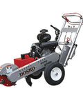 Heavy Hitter Stump Grinder With 20 HP Honda Engine And Electric Start featuring rugged design and adjustable handles for yard clearing.