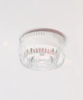 Slick One Hand Smoke Sensor Removal Tool Head Replacement Accessory With Quick Pop Mechanism For Fire Alarm Detachment and Ceiling Maintenance Work Keeping Your Crew Moving Smoothly, clear extractor head attached to ceiling smoke alarm.