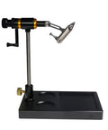 Fly Tying Vise With Adjustable Head For Precision Hook Holding On A Compact Metal Desktop Tool Built For Bench Work Black Finish For Anglers And Hobbyists Seeking Pro Grade Performance on black base