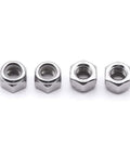 Nylon Insert Lock Nuts Ten Twenty Four UNC Coarse Thread Stainless Steel 304 Hex Insert For 3D Printers And Electronics Pack Of Fifty