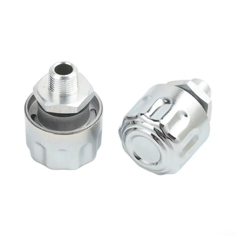 2 Pc Npt Threaded Breather Cap Reducer For Hydraulic Oil Tank With 40 Micron Filtration To Balance Pressure Reduce Overheating Risks Extend Lifespan Built From Rust Resistant Carbon Steel And Aviation Aluminum Alloy For Easy Installation In Harsh viewed from the side