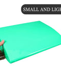 Kickass Outdoor EV Charger Protector Waterproof Box Cover Green heavy duty shield held in hand, compact design for outdoor use.
