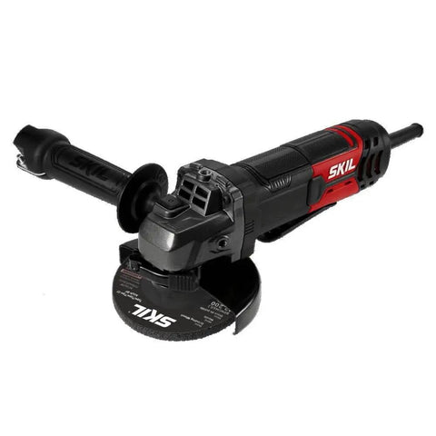 Plug And Play Angle Grinder With Ripping 8 Amp Motor And 5 Inch Cutting Disc For Knockout Performance Featuring No Fuss Guard Adjustments And Solid Side Handle Control with paddle switch and cutting disc