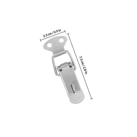 72mm stainless steel spring toggle lock latch dimensions, designed for secure storage and heavy duty cabinet doors.