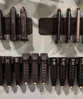 Lock Down Your Gear With This Heavy Duty Magazine Rack Precision Fit For Glock 17 19 26 31 32 33 34 Mags Featuring Scratch Resistant Plastics For Quick Wall Or Safe Mounting To Keep Your Range Essentials Snug, showing organized magazines.