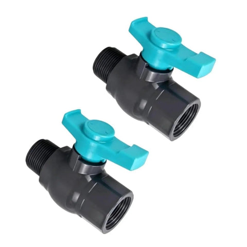 Heavy Duty Sch 40 PVC Ball Valve With Full Bore Design For High Flow Pipeline Systems Featuring Standard NPT Threads and Ergonomic 1/4 Turn Handle.