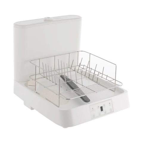 Compact Countertop Dishwasher With Auto Clean Cycles And 360 Rotating Spray, tight space friendly mini machine for apartments, dorms, and RVs.