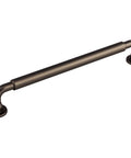 Lily Cabinet Pull 7 9/16 Inch Center to Center in Honey Bronze Finish from The Serene Series, side angle view
