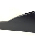 Right Frame Base End Cap 003373 Replacement Protective Trim For Treadmills Durable Shield For Home And Commercial Fitness Equipment Easy Install Keeps Frame Surfaces And Inner Components Protected During Daily Use. Black treadmill right frame base end cap replacement, angled side view