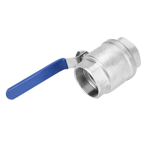 2 Inch 304 Stainless Steel Ball Valve Featuring An Isolated Sealing Surface And Female Thread Full Port Configuration for water, oil, non-flammable gas.