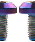 Gold Titanium Hex SocketBolts SetFor Motorcycle Bike Fasteners Premium M8 Replacement ScrewsHeavy Duty Hardware, six titanium bolts.