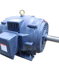 Top Shelf General Purpose Motor 50 Hp Three Phase Open Drip Proof 1780 Rpm 326T Frame 230 460V Ac side view showing heavy cast iron housing.