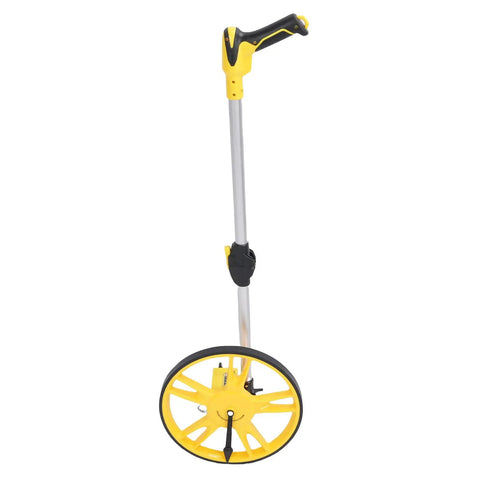Rock Solid Mechanical Measuring Wheel, Aluminum Alloy Distance Tracker With Telescopic Handle, Big 318mm Rolling Gauge.