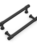 Score These Knockout Matte Black Cabinet Pulls And Drawer Handles For Updating Your Kitchen Or Bath Setup With Dependable Five Inch Center Spacing For Easy Install.