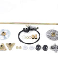 Rear Axle Kit With Brake Assembly For Go Kart, 740mm Axle, 58T Sprocket, 160mm Discs, Master Cylinder And Caliper, DIY Ready