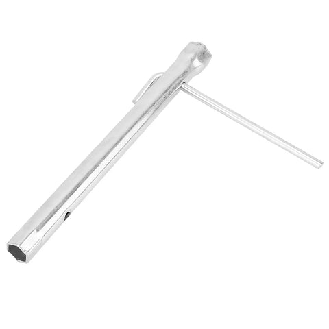 Heavy Duty Double Head Spark Plug Socket Wrench with 16mm and 21mm Hex Sockets Plus Extended Reach Bar for plugging in tight spots.