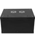 Top Notch 6U Wall Mount Server Cabinet Built Tough For Reliable IT Networking Rack Storage with ventilation cutouts.