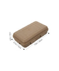 Outdoor Tool Box Multi Function Storage Case With Shockproof Survival Container For Camping And Field Gear shown in tan color