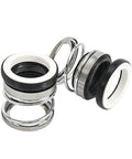 Heavy Duty 108 Series Mechanical Shaft Seal Fits 8 To 60mm Shafts With Durable Ceramic Silicon Carbide And Tungsten Carbide Faces Paired With Nbr Seals For Zero Headache Pump Service, showcasing multiple seals with spring arrangements.