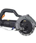 Hustle Ready Portable Wall Chaser Concrete Groove Slotter Electric Power Tool With 195 Millimeter Circular Saw and Bullseye Aim Feature