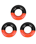 Set of 3 steel weight rings from Golf Swing Analyzer And Weighted Grip Trainer Kit for driver
