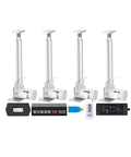 Heavy Duty Electric Linear Actuator 4 Pack With Plug And Play Controller 24 Volt Slide Motor set with control box and remote.