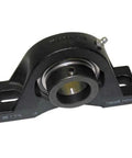 Heavy Duty Industrial Pillow Block Bearing With Two Bolt Mount For Cramped Jobs Relubricatable Cast Iron Housing and Steel Insert.