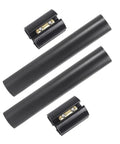 Heavy Duty Underground Wire Splice Kit Bundle Featuring Two Pieces Heat Shrink Tubing And Two Solid Connectors For Direct Burial Outdoor Wiring And Waterproof Sealing To Keep Your Connections Fresh And Secure, black heat shrink tubing and connectors