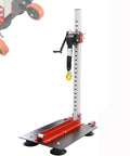 Pneumatic Powered Sheet Metal Dent Pulling Tower Kit for Auto Body Shaping and Alignment with heavy-duty base and wheels