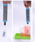 Hands On Physics Experiment Kit For Liquid Pressure And Depth with measurement tools and liquid pressure setup.