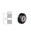 Top Tier V Slot Pulley For Modern 3D Printers Featuring Hella Smooth 625ZZ Bearings with 24mm diameter and POM material.