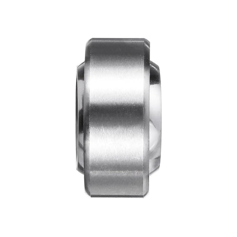 COM9T Spherical Plain Bearings 2 Pack 9/16 Inch Chrome Steel Bushings side view showing smooth finish and durable material.