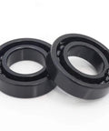 TB6014 High Temperature Bearing 70X110X20MM Full Ball Power Transmission Assembly, black steel ball bearings for high-temp use.