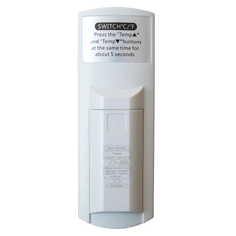 Premium Universal AC Remote Controller For Panasonic Air Conditioner Sub Wireless Temp Display Fahrenheit Celsius A75C2913 showing control panel details.