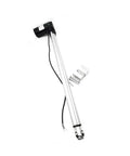 Heavy Duty 12V Linear Actuator With 1320 Lbs Push Pull Load And 24 Inch Travel Stroke, includes mounting brackets, aluminum and black motor.