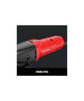 Close-up of Variable Speed Random Orbit Polisher 6 Inch With 4.5 Amp Motor, red body with variable speed dial visible.